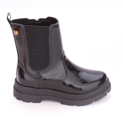 Bota Chelsea Infantil Kidy Coturno Style Comfort  Preto