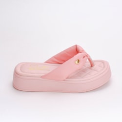 Chinelo Flatform Infantil Menina Kidy Nuvem Rosa