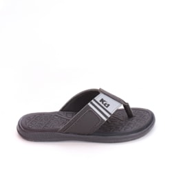 Chinelo Infantil Kidy Comfort Listra Preto