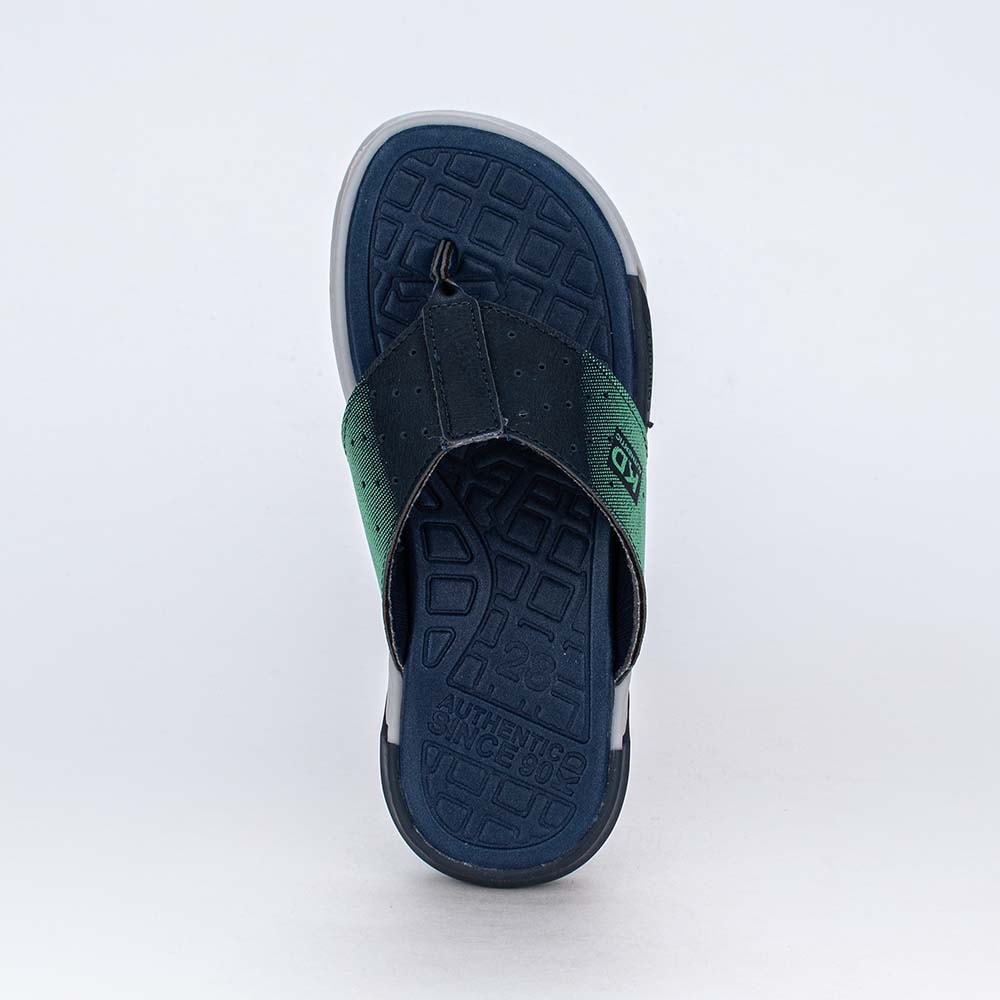 Chinelo Infantil Kidy Comfort para Meninos Marinho e Verde - Kidy