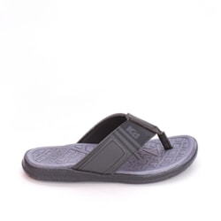 Chinelo Infantil Kidy Comfort Listra Preto Grafite