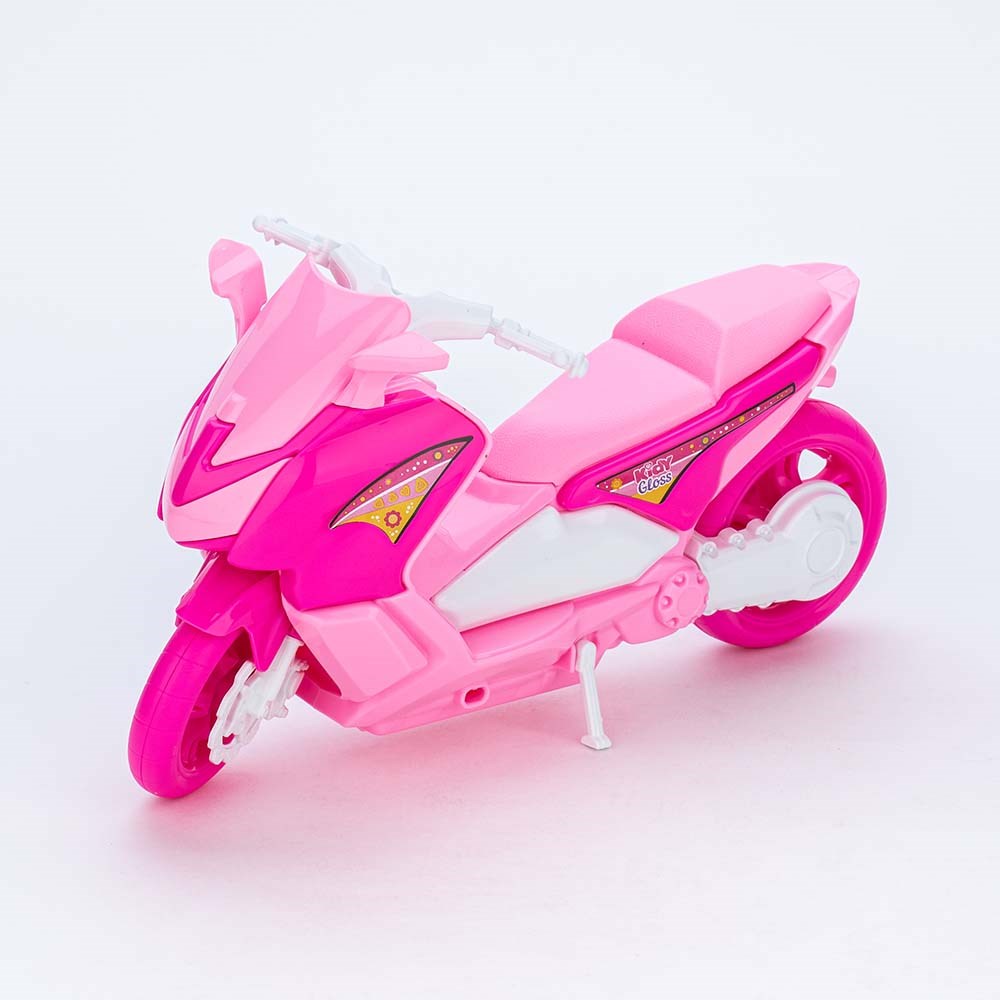 Papete Infantil Feminino com Feche de Coração Pink e Scooter