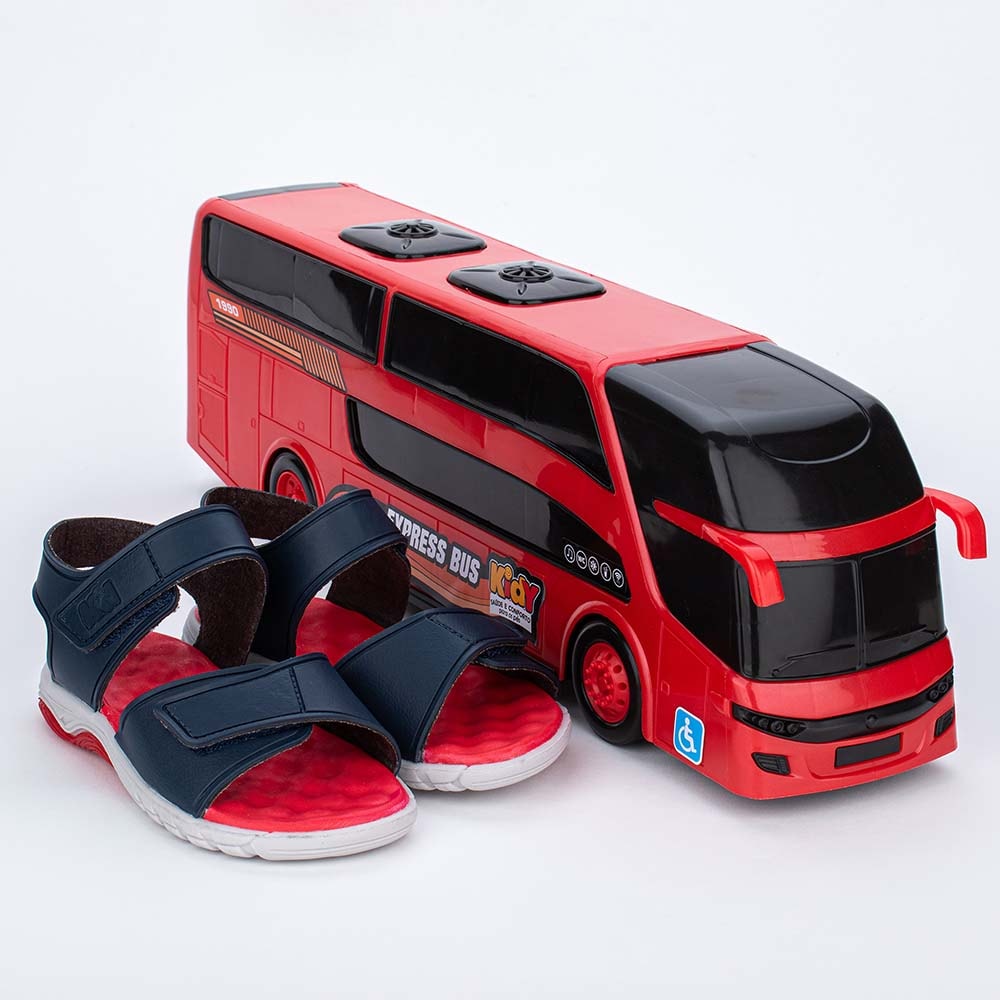 Papete Infantil Masculina Kidy Marinho com Brinquedo - Kidy