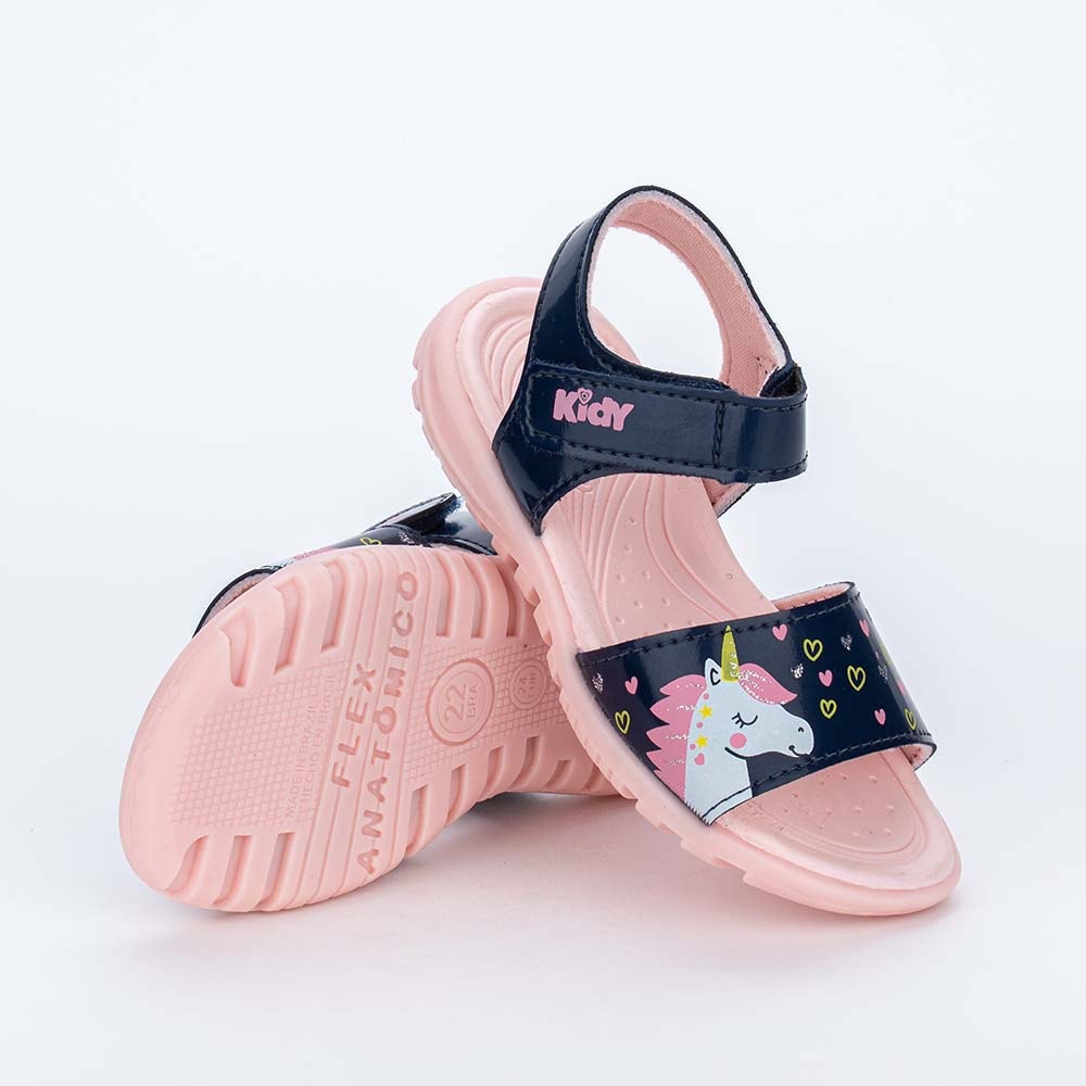 Papete Infantil Menina Kidy Unicórnio com Brinquedo - Kidy