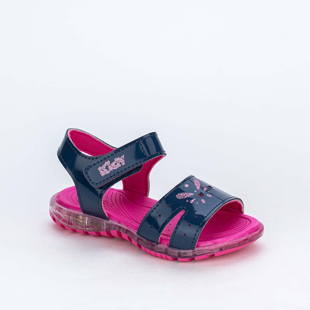 Tênis Led Infantil Feminino, Papete Luz | Kidy