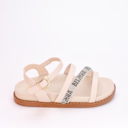 Sandália Infantil Fashion Birken Belinha Marfim