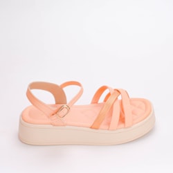 Sandália Infantil Flatform Kidy Fashion Pêssego