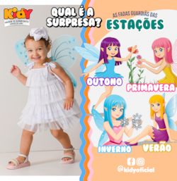 Sandália Infantil Kidy Mini Flatform Com Brinquedo Surpresa Branco