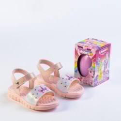 Sandália Kidy Toys Rosa Branco