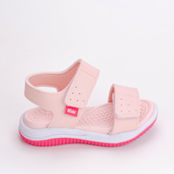 Sandália Papete Infantil Kidy Fly Fecho Duplo Rosa