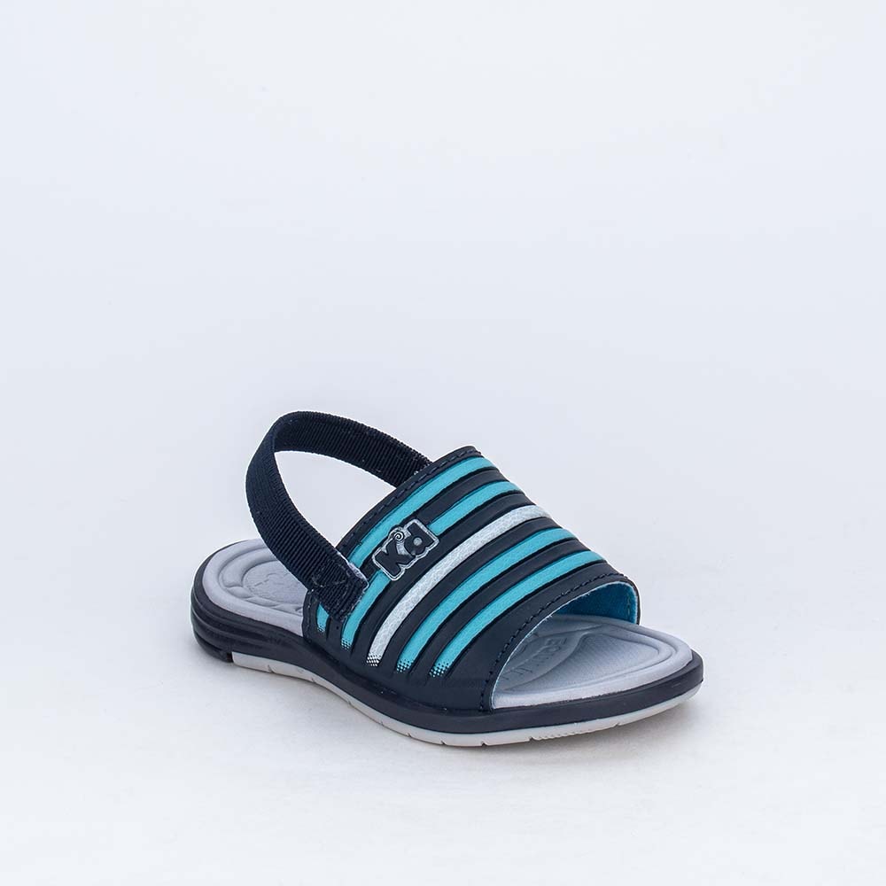 Sandália para Bebê Menino vem com Aviãozinho Marinho e Azul - Kidy