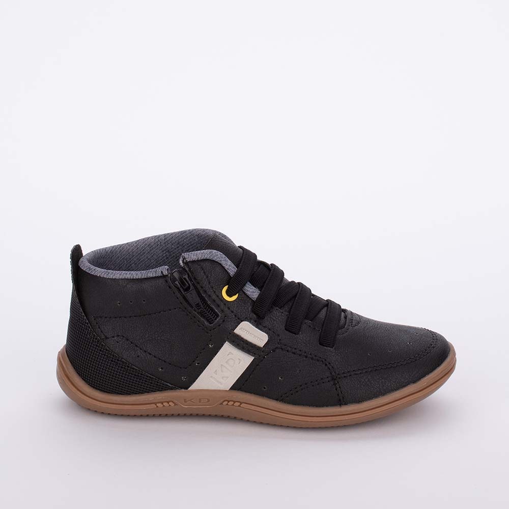 Sapatênis Infantil Masculino Cano Médio Kidy Preto - Kidy