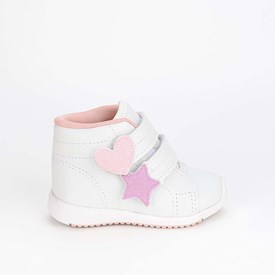 Sapato Bebê Masculino Kidy Colors Casual Bege e Caramelo