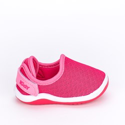 Tênis Infantil Bebê Calce Fácil Kidy Colors Comfort Pink