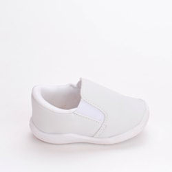 Tênis Infantil Casual Kidy Colors Calce Fácil Branco