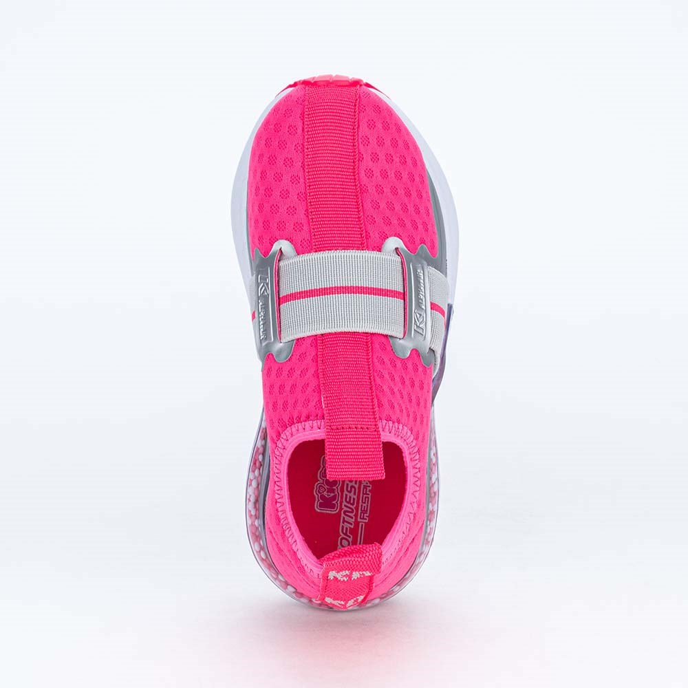 Tênis Infantil Esportivo Alpha Air Respitec Pink e Cinza