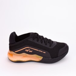 Tênis Infantil Esportivo Energy Alpha Air Preto Laranja