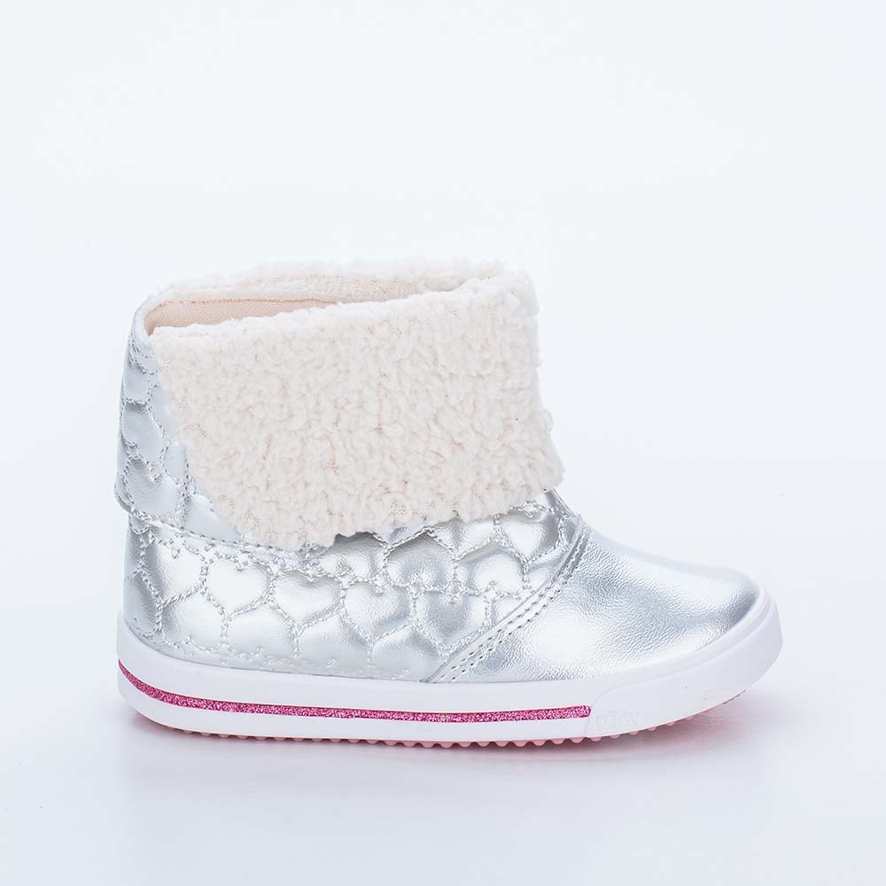 Tenis Kidy infantil love baby ref 059 0112 0007 cor preto 5732-12-5 - Carol  Calçados