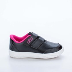 Tênis Infantil Feminino Kidy Usefull College Preto e Pink