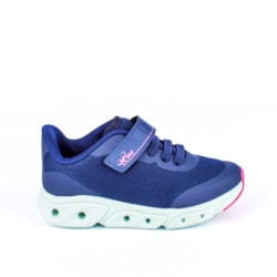 Tênis Infantil K360 Energy Impulso Azul Marinho e Pink- Estilo e Perfo
