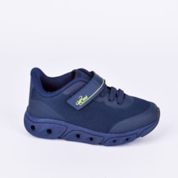 Tênis Infantil K360 Energy Impulso Marinho e Amarelo Neon - Estilo e P