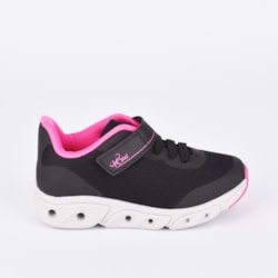 Tênis Infantil K360 Energy Impulso Preto e Pink- Estilo e Performance