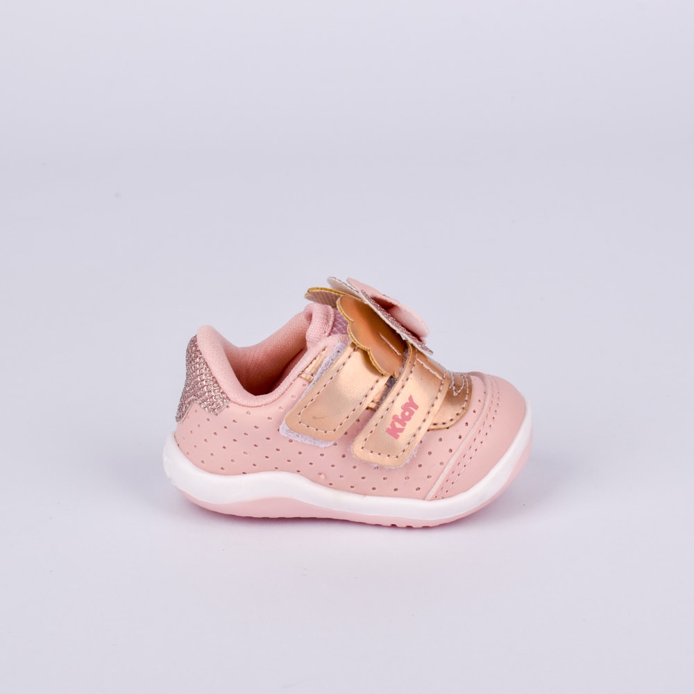 Tênis infantil Kidy Colors Bebê Equilíbrio Nude