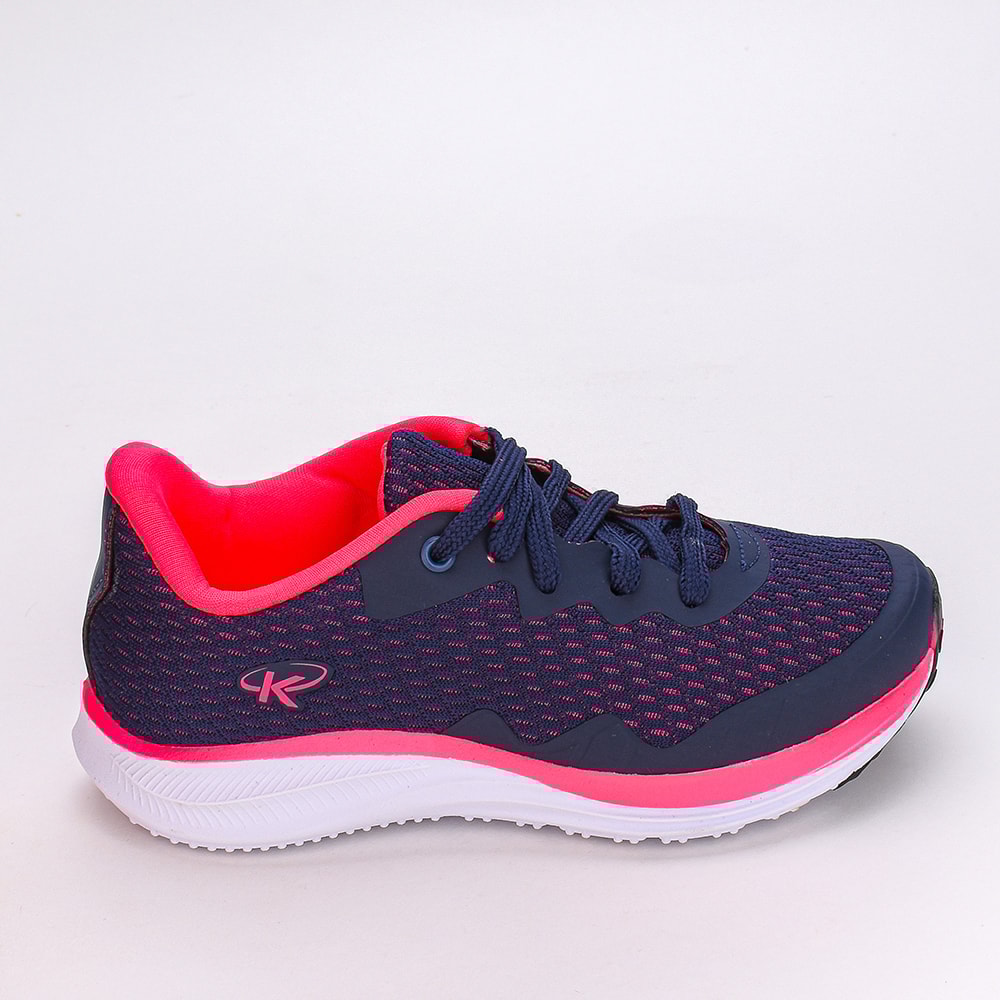 Tênis Infantil Kidy Esportivo Energy Respitec Marinho e Pink