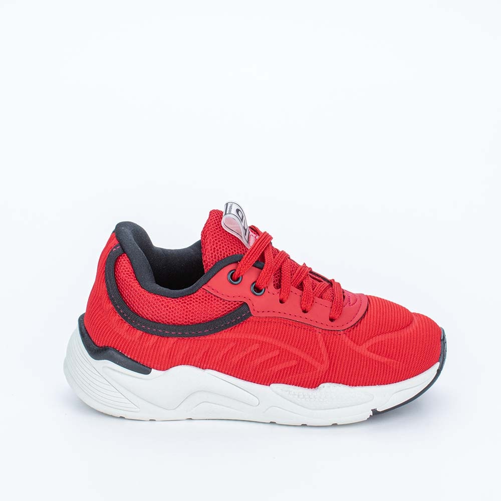 tenis infantil masculino vermelho