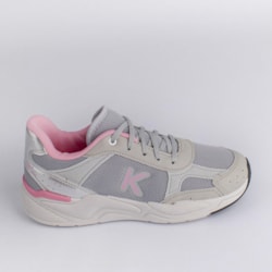 Tênis K360 Retro Cinza e Rosa