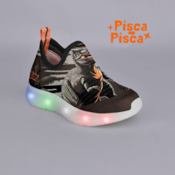 Tênis Kidy Flex Ligth Marrom Laranja
