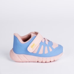 Tenis Kidy Equilíbrio Azul e Nude