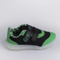 Tênis Kidy Flex Ligth Preto e Verde