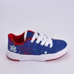 Tênis K360 Estilo Respitec Azul Royal Vermelho Branco