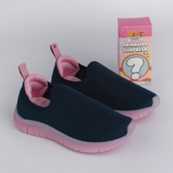Tênis Kidy Ultra Flex Marinho Rosa