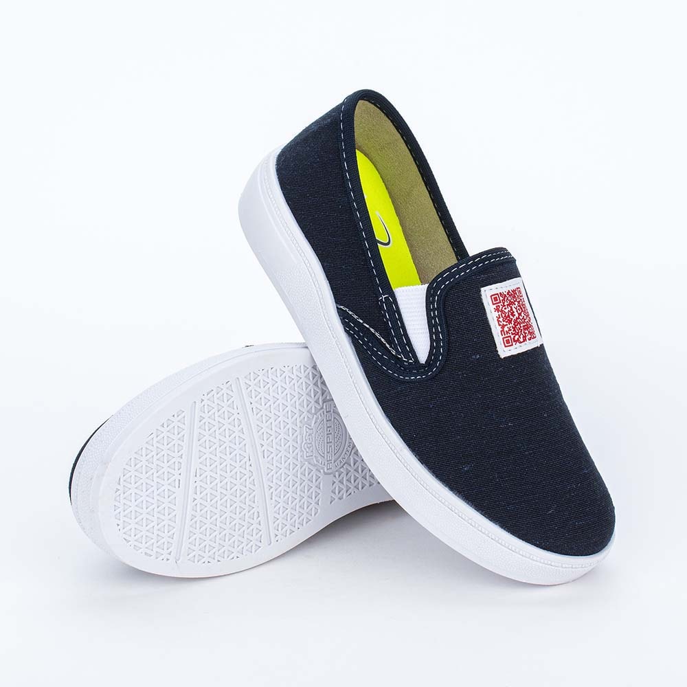 Tênis Slip On Infantil Kidy KBucks Urbano Azul Marinho - Kidy